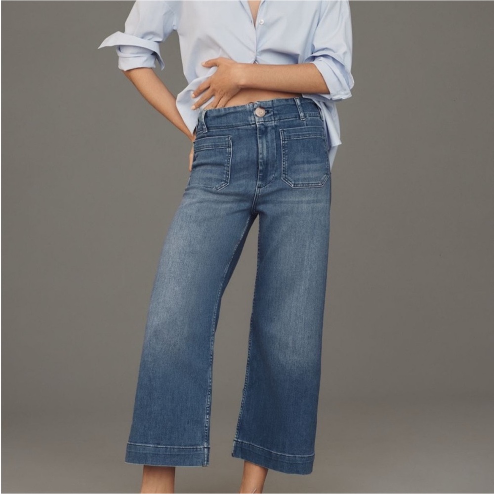 Anthropologie Maeve Colette Jeans Size 32 medium wash